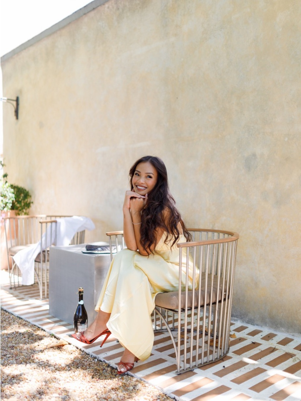 Showpo yellow Plunge Maxi Dress - Picture 5 of 6